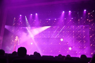 Marina Bay, Singapore - September 8, 2022: A Cruise Trip Aboard The Spectrum of The Seas