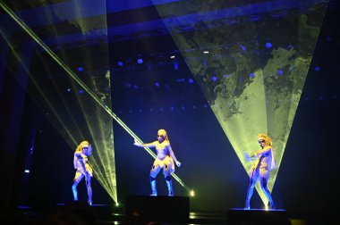 Marina Bay, Singapore - September 8, 2022: A Cruise Trip Aboard The Spectrum of The Seas