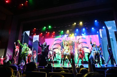 Marina Bay, Singapore - September 8, 2022: A Cruise Trip Aboard The Spectrum of The Seas