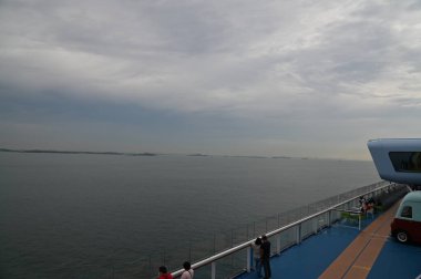 Marina Bay, Singapore - September 8, 2022: A Cruise Trip Aboard The Spectrum of The Seas