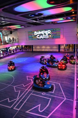 Marina Bay, Singapore - September 8, 2022: A Cruise Trip Aboard The Spectrum of The Seas