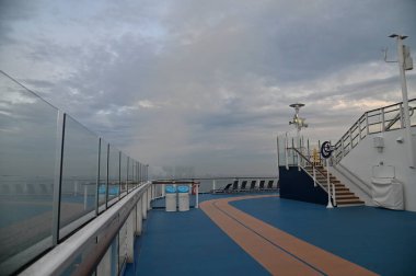 Marina Bay, Singapore - September 8, 2022: A Cruise Trip Aboard The Spectrum of The Seas