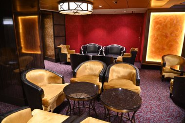 Marina Bay, Singapore - September 8, 2022: A Cruise Trip Aboard The Spectrum of The Seas