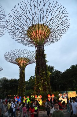 Marina Bay, Singapore - September 8, 2022: A Cruise Trip Aboard The Spectrum of The Seas