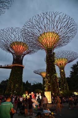 Marina Bay, Singapore - September 8, 2022: A Cruise Trip Aboard The Spectrum of The Seas