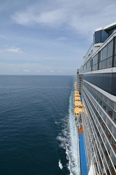 Marina Bay, Singapore - September 8, 2022: A Cruise Trip Aboard The Spectrum of The Seas