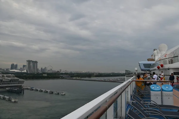 Marina Bay Singapore September 2022 Cruise Trip Spectrum Seas — Fotografia de Stock