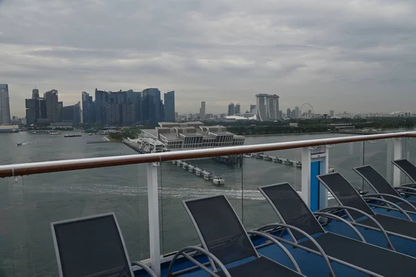 Marina Bay Singapore September 2022 Cruise Trip Spectrum Seas — Stock fotografie