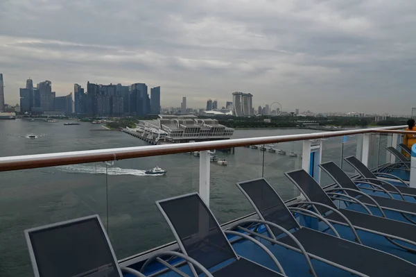 Marina Bay Singapore September 2022 Cruise Trip Spectrum Seas — Stockfoto