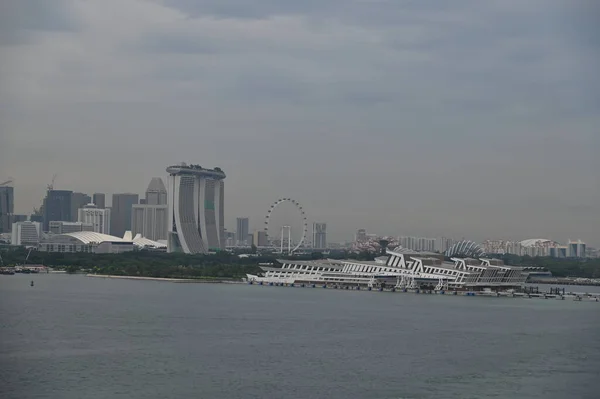 Marina Bay Singapore September 2022 Cruise Trip Spectrum Seas — 图库照片