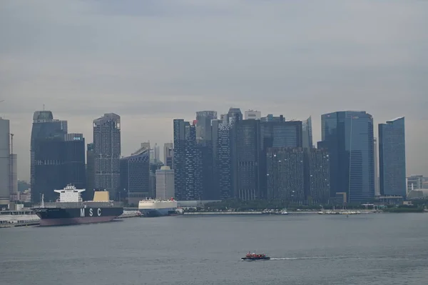 Marina Bay Singapore September 2022 Cruise Trip Spectrum Seas — Stok fotoğraf