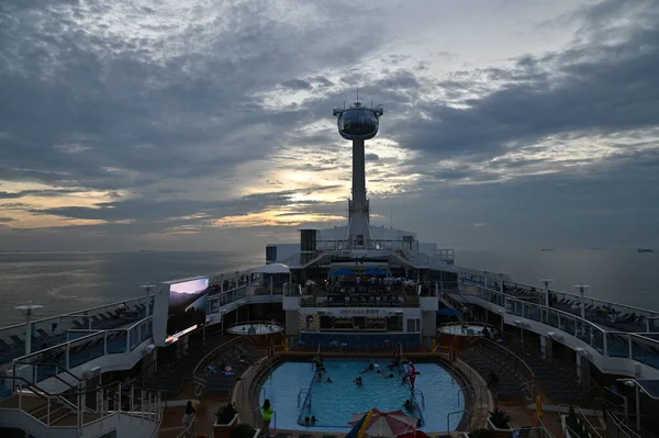 Marina Bay Singapore September 2022 Cruise Trip Spectrum Seas — 스톡 사진