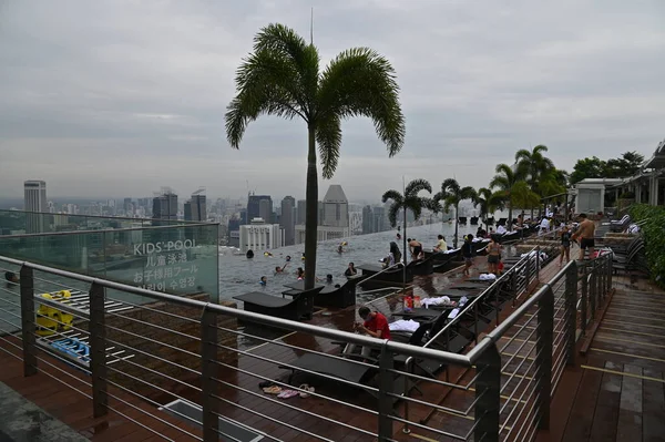 Marina Bay Singapore September 2022 2022 Landmark Buildings Tourist Attractions — Stockfoto