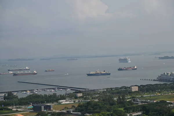 Marina Bay Singapore September 2022 2022 Landmark Buildings Tourist Attractions — Stok fotoğraf