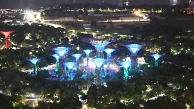 Marina Bay, Singapore - September 4, 2022, 2022: The Landmark Buildings and Tourist Attractions of Singapore