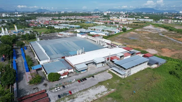 Kuching Sarawak Malásia Setembro 2022 Zona Industrial Leve Samajaya Onde — Fotografia de Stock