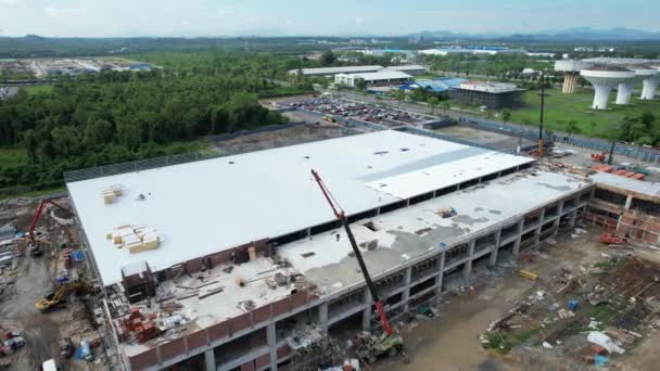 Kuching Sarawak Malasia Septiembre 2022 Zona Industrial Luz Samajaya Donde — Vídeo de stock