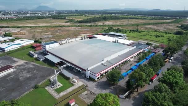 Kuching Sarawak Maleisië September 2022 Samajaya Light Industrial Zone Waar — Stockvideo