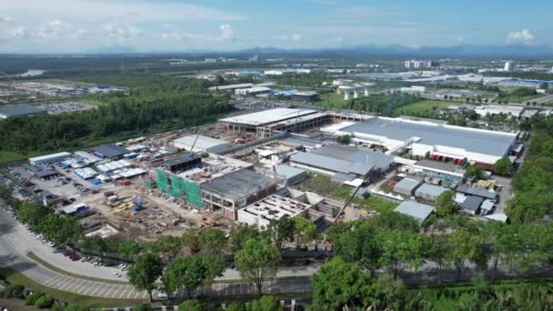 Kuching Sarawak Malasia Septiembre 2022 Zona Industrial Luz Samajaya Donde — Vídeo de stock