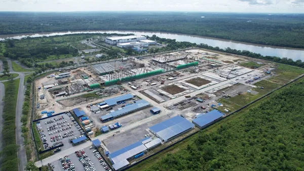 Kuching Sarawak Malasia Septiembre 2022 Zona Industrial Luz Samajaya Donde — Foto de Stock