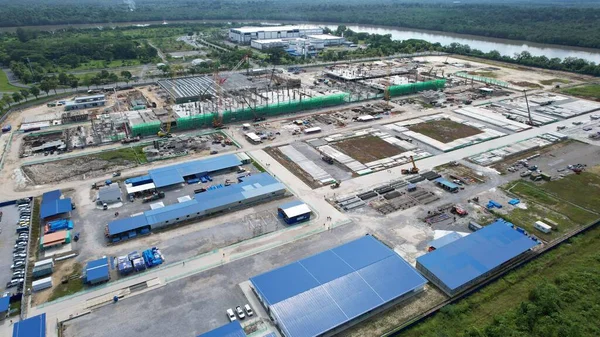 Kuching Sarawak Malasia Septiembre 2022 Zona Industrial Luz Samajaya Donde — Foto de Stock