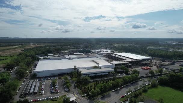 Kuching Sarawak Malasia Septiembre 2022 Zona Industrial Luz Samajaya Donde — Vídeo de stock