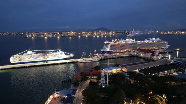 Georgetown Malaysia September 2022 Swettenham Cruise Ship Terminal Some Cruise — Stock Photo, Image