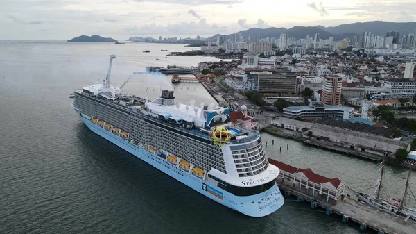 Georgetown Malaysia September 2022 Swettenham Cruise Ship Terminal Some Cruise — Stock Photo, Image