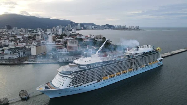 Georgetown Malaysia September 2022 Swettenham Cruise Ship Terminal Some Cruise — Stock Photo, Image