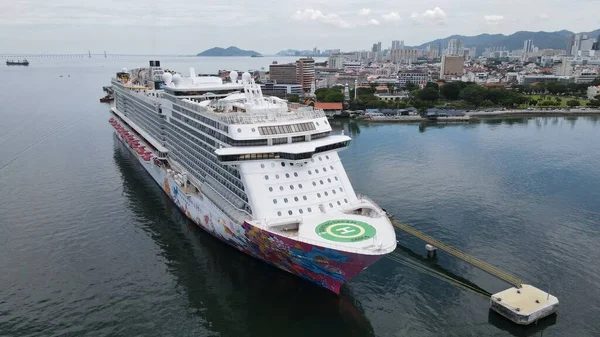 Georgetown Malaisie Septembre 2022 Terminal Navires Croisière Swettenham Avec Certains — Photo