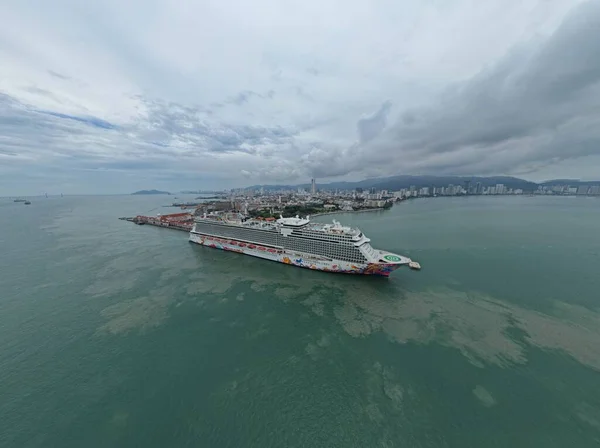 Georgetown Malesia Settembre 2022 Swettenham Cruise Ship Terminal Con Attracco — Foto Stock