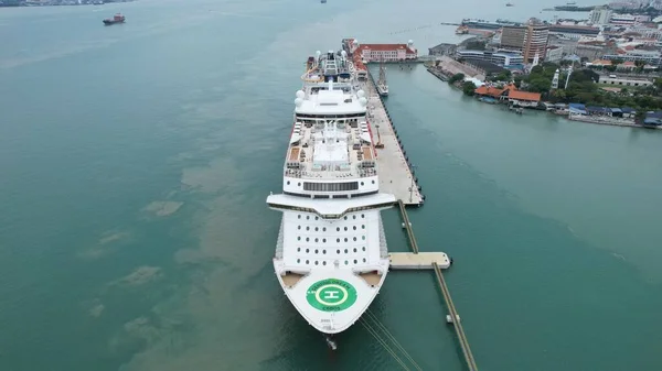 Georgetown Malaysia September 2022 Swettenham Cruise Ship Terminal Some Cruise — Stock Photo, Image