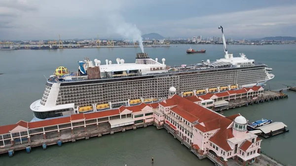 Georgetown Malaisie Septembre 2022 Terminal Navires Croisière Swettenham Avec Certains — Photo