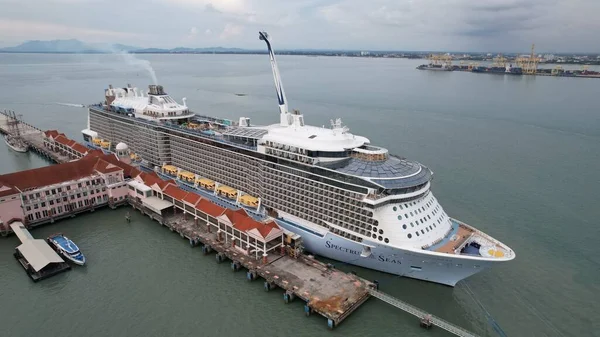 Georgetown Malaysia September 2022 Swettenham Cruise Ship Terminal Some Cruise — Stock Photo, Image