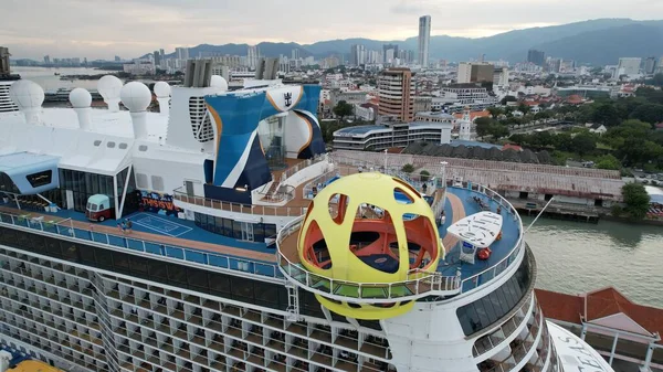 Georgetown Malaysia September 2022 Swettenham Cruise Ship Terminal Some Cruise — Stock Photo, Image