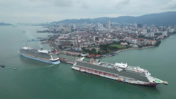 2018 Georgetown Malaysia September 2022 Swettenham Cruise Ship Terminal Some — 비디오