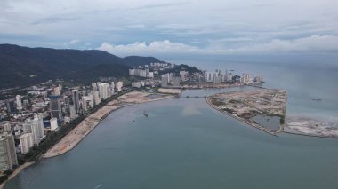 Georgetown, Penang Malezya - 14 Mayıs 2022 Ermeni Caddesi ve Georgetown 'un İnanılmaz Sahnesi