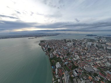 Georgetown, Penang Malezya - 14 Mayıs 2022 Ermeni Caddesi ve Georgetown 'un İnanılmaz Sahnesi