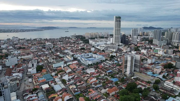 Georgetown Penang Malaysia May 2022 Amazing Scenery Armenian Street Georgetown — Stock Photo, Image