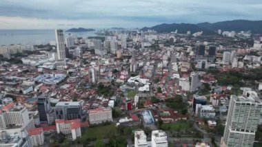 Georgetown, Penang Malezya - 14 Mayıs 2022 Ermeni Caddesi ve Georgetown 'un İnanılmaz Sahnesi