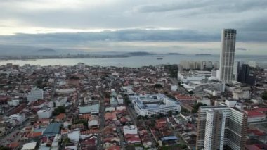 Georgetown, Penang Malezya - 14 Mayıs 2022 Ermeni Caddesi ve Georgetown 'un İnanılmaz Sahnesi