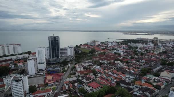 Georgetown Penang Malaysia May 2022 Amazing Scenery Armenian Street Georgetown — 비디오