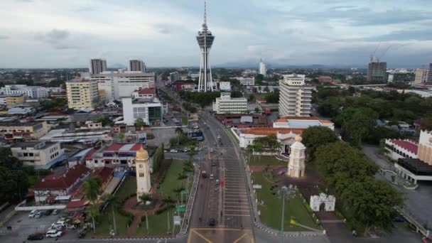Kikkerheuvels Van Penang Maleisië — Stockvideo
