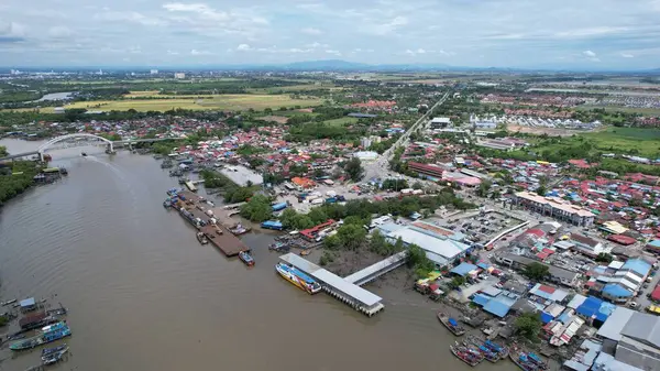 Die Reisfelder Von Kedah Malaysia — Stockfoto