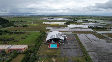 Taiping, Malezya - 24 Eylül 2022: Landmark Binaları ve Taiping Turistleri