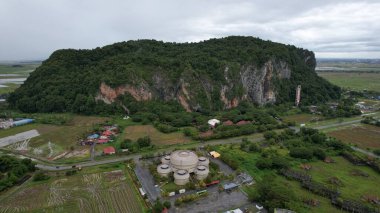 Taiping, Malezya - 24 Eylül 2022: Landmark Binaları ve Taiping Turistleri