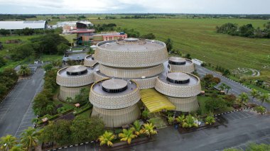 Taiping, Malezya - 24 Eylül 2022: Landmark Binaları ve Taiping Turistleri