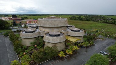 Taiping, Malezya - 24 Eylül 2022: Landmark Binaları ve Taiping Turistleri