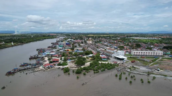 Campos Arroz Paddy Kedah Malásia — Fotografia de Stock