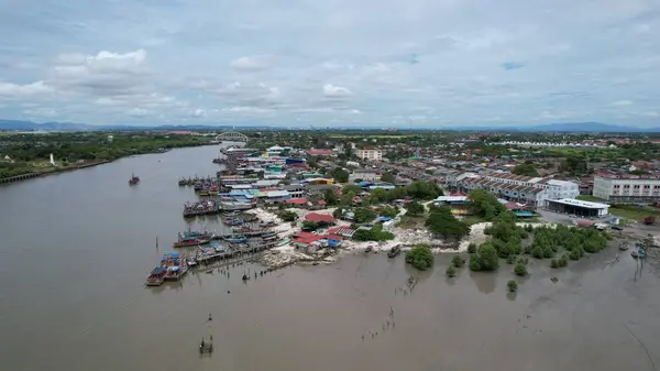 Paddy Rice Fields Kedah Μαλαισία — Φωτογραφία Αρχείου